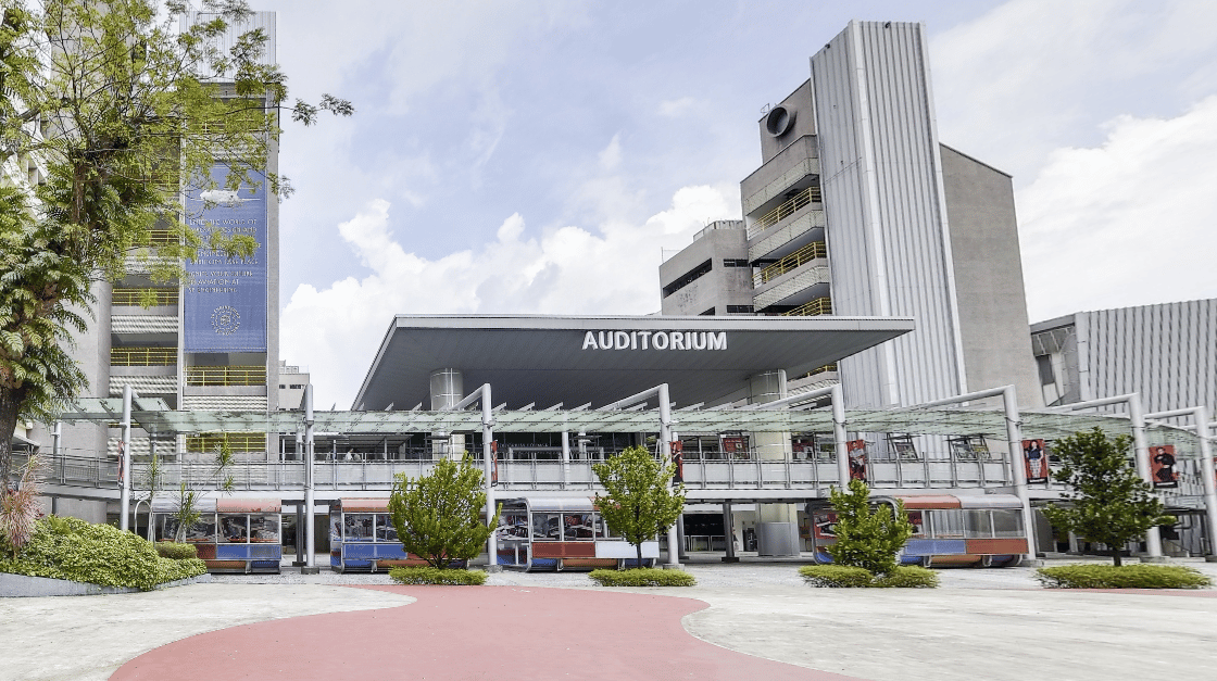 A building near T18